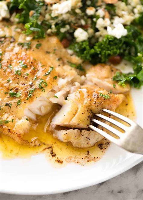 lemon butter sauce for fish|Pan.